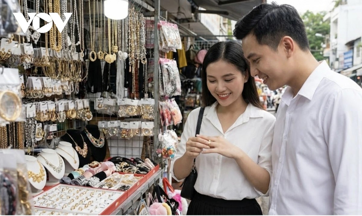 vang tang gia, nhan cuoi tu vang non den my ky hinh anh 2